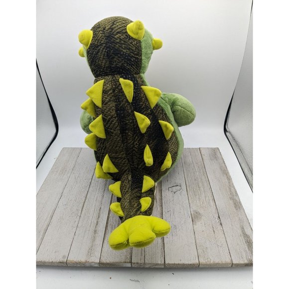 Build A Bear Ankylosaurus Dinosaur 18" Plush Stuffed Animal Green Spikes Dino - Picture 2 of 5